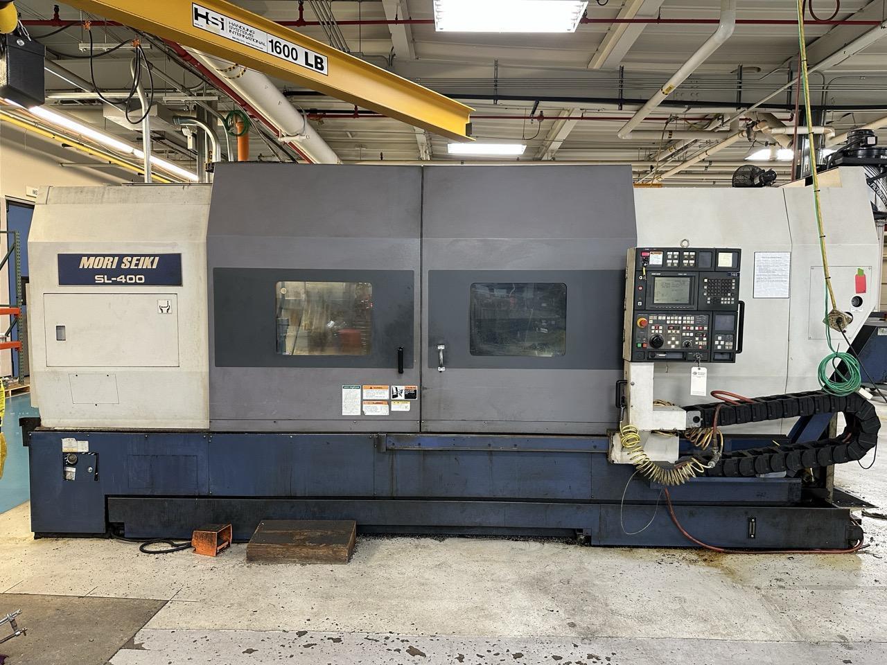 Mori Seiki SL-400 BMC/2000 CNC Turning Center, Live Tooling, SMW Steady Rest, 1999