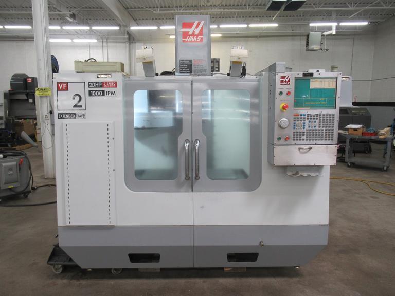 Haas VF-2YT CNC Vertical Machining Center 30" x 20" x 20" Travels, 2-Speed Gearbox, 20 Station Carousel Tool Change