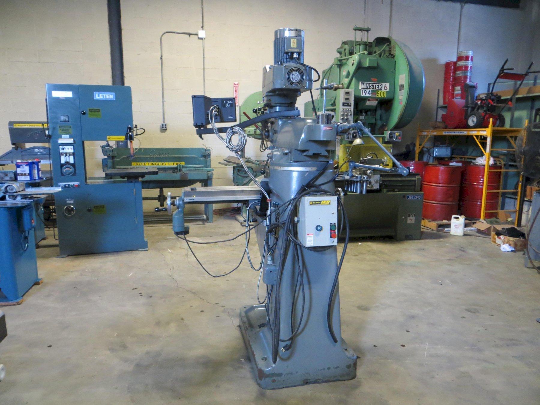 9" x 42" Supermax Vertical Milling Machine w/ Acu-Rite Digital Readout