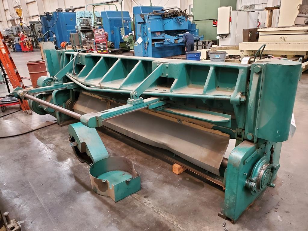 10' X 12 GAUGE WYSONG MODEL 1210 MECHANICAL SHEAR
