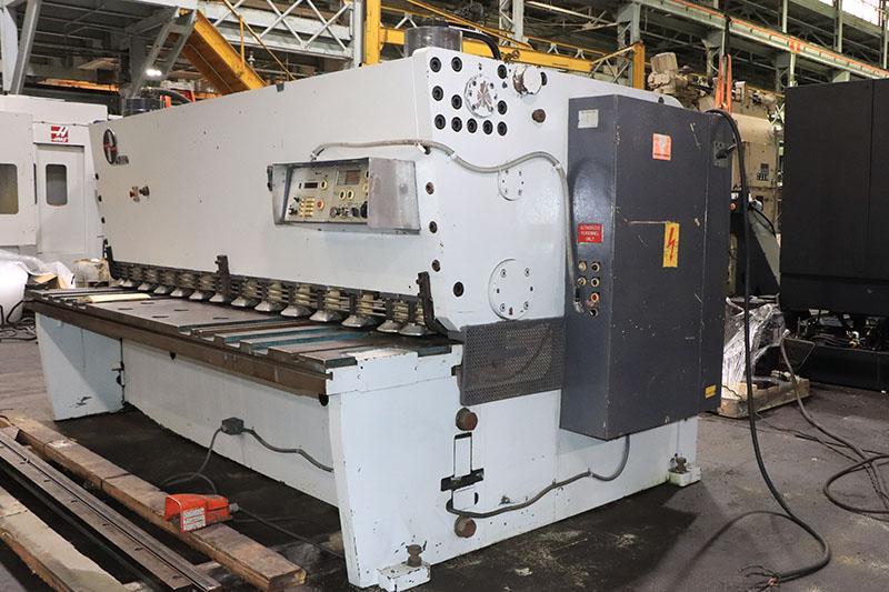 1/2" x 10 ft. Amada Hydraulic Power Squaring Shear Model H-3013