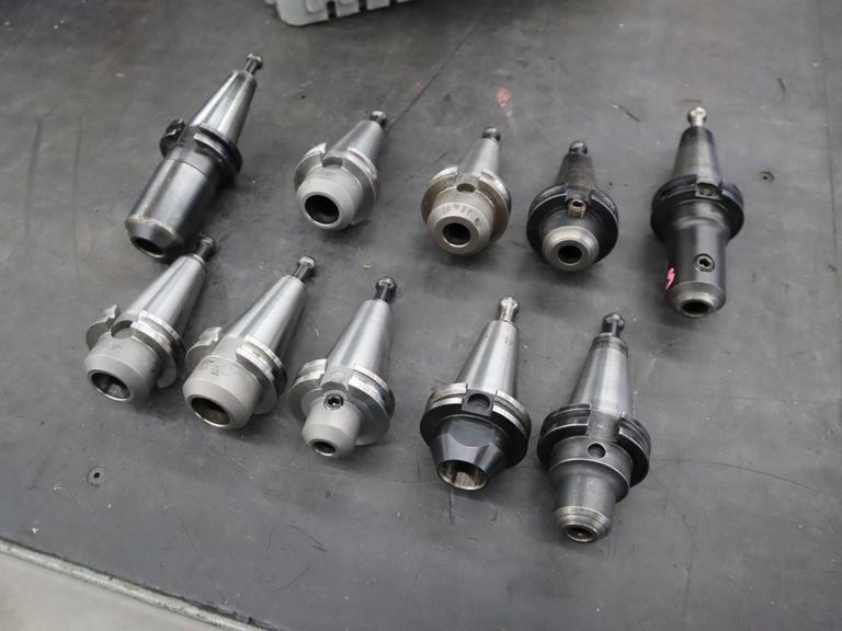 CT40 Taper Tool Holders: (10) End Mill Holders- Auction Item