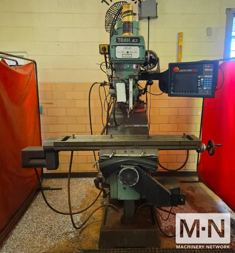 Trak K3 CNC Knee Mill w/ Prototrak SMX Dro/Controller, Powerfeed