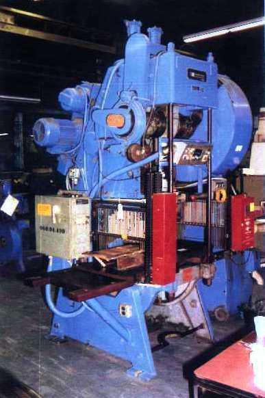 60 TON JOHNSON MODEL #MP60FW OPEN BACK INCLINABLE SINGLE CRANK PRESS