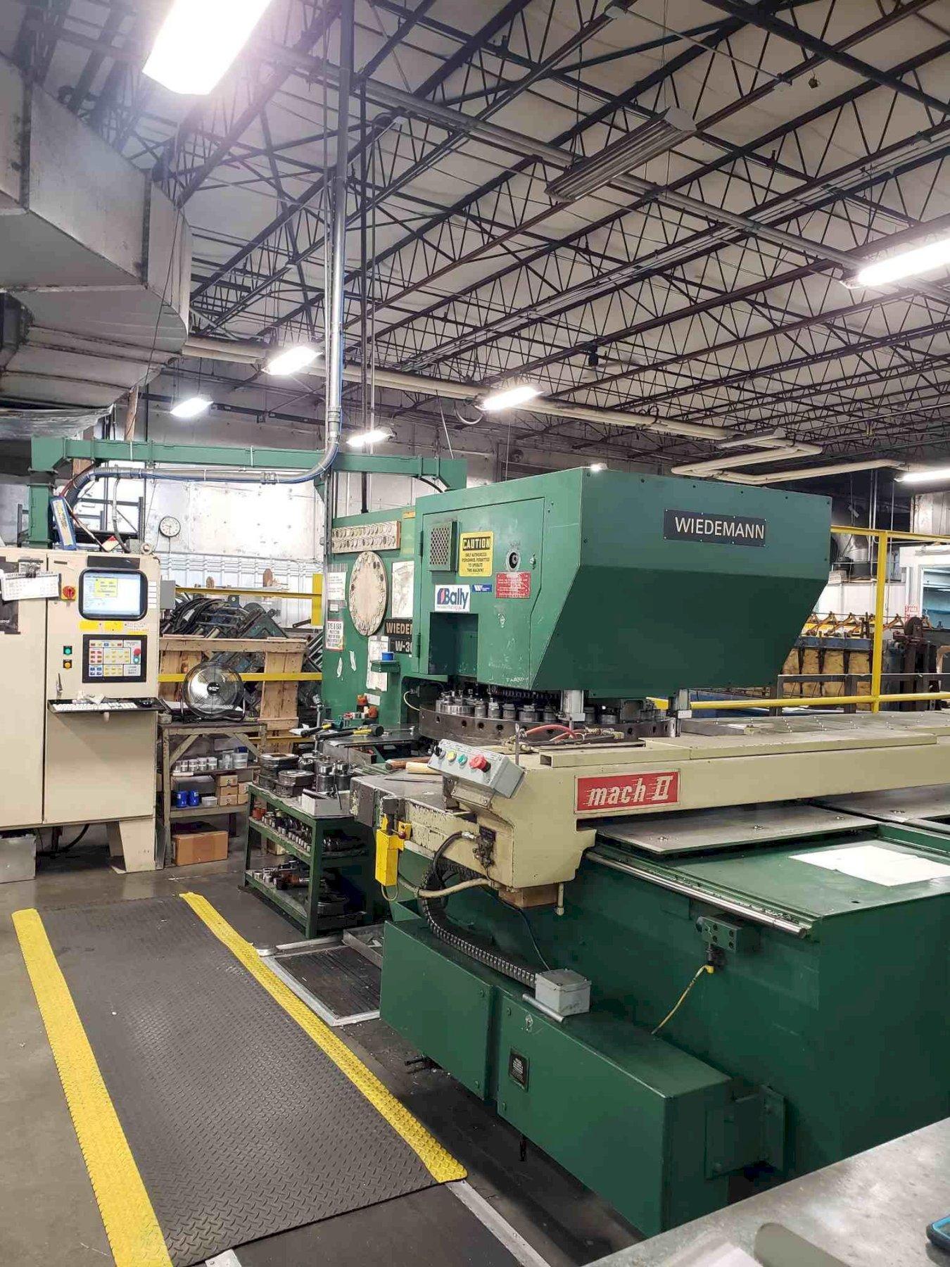 30 Ton Wiedemann  W-3050 CNC Turret Punch, 1982