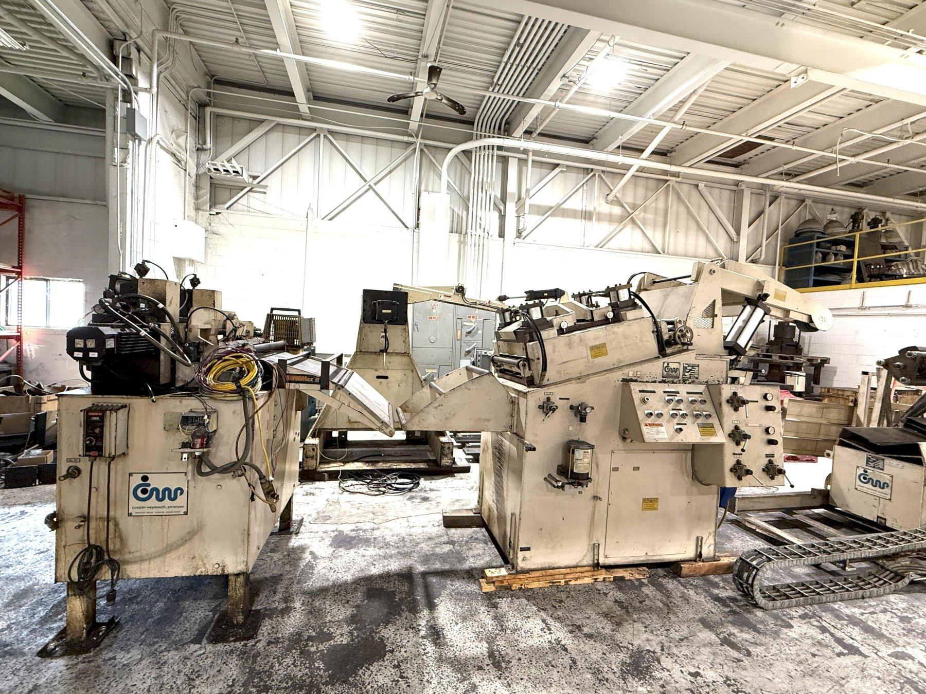 20,000 lbs. x 24" Cooper Weymouth Peterson Heavy Duty Servo Coil Feed Line For Sale