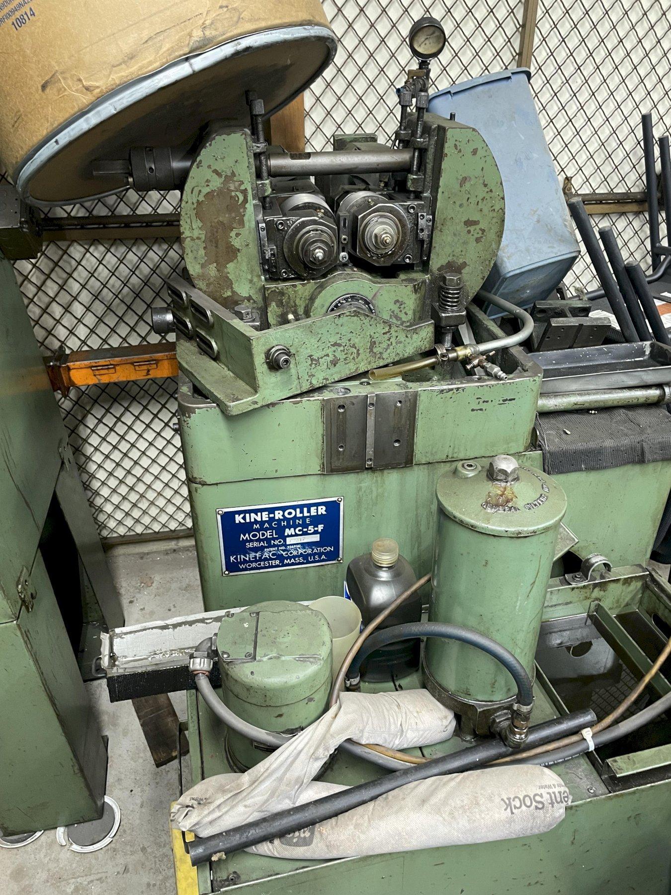 Kinefac Model MC-5-F Cylindrical Thread Roller