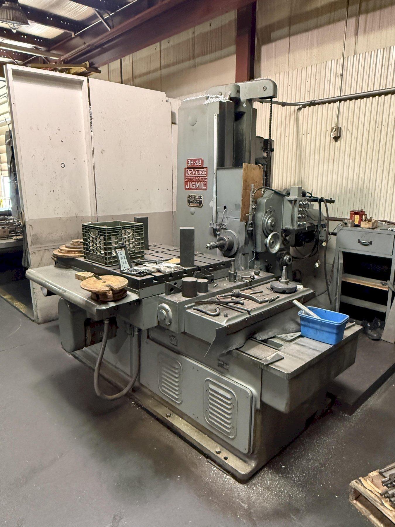 DEVLIEG 3H-48 BORING MILL. STOCK # 0546926