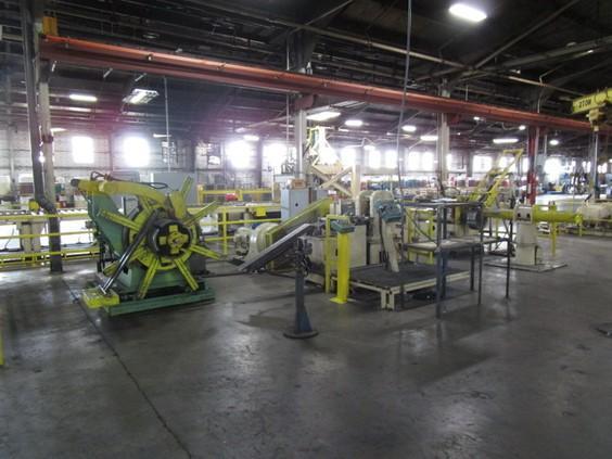 6" WIDE X .040" - .250" COIL TO COIL EDGING LINE. STOCK # 0984026
