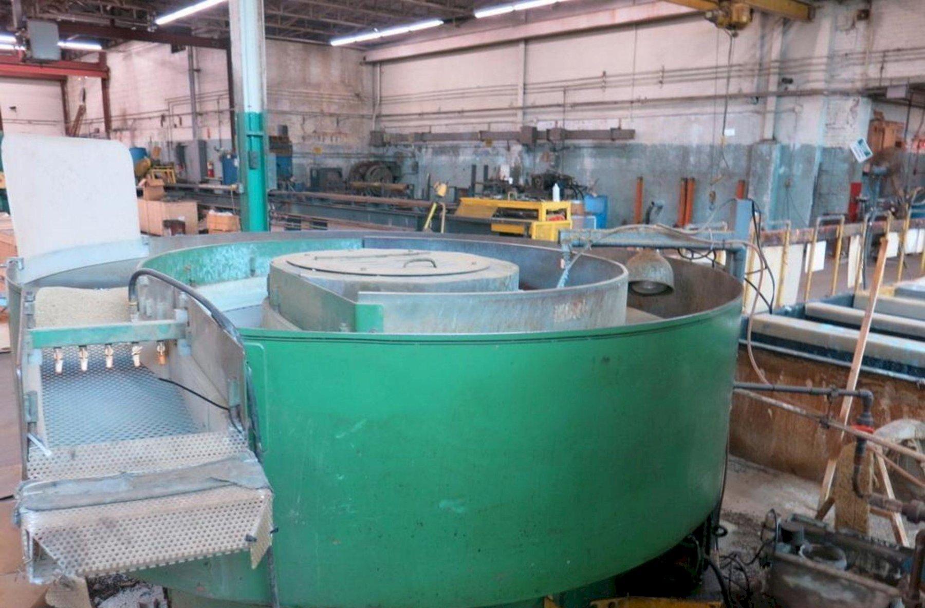 VL/RAMPE MODEL #SB-8 DUAL MEDIA VIBRATORY DEBURRING MACHINE: YOBRO #23875