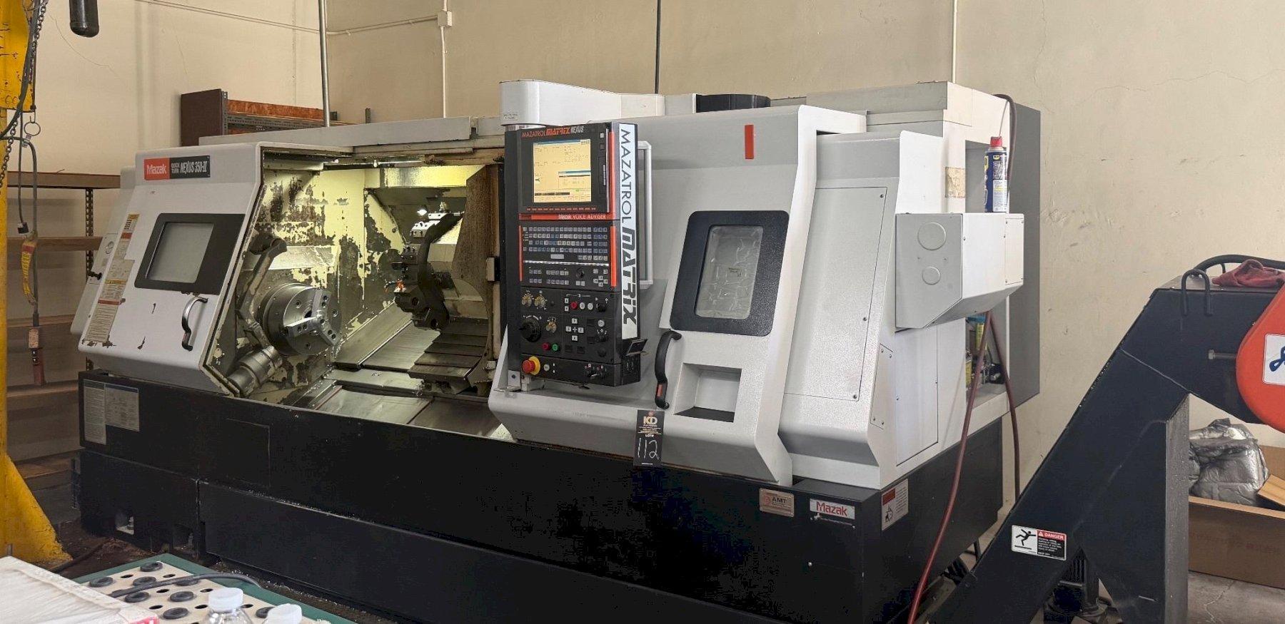 2010 MAZAK QUICK TURN NEXUS 350-II with Steady Rest, Follow Rest, and Toolholder Package.