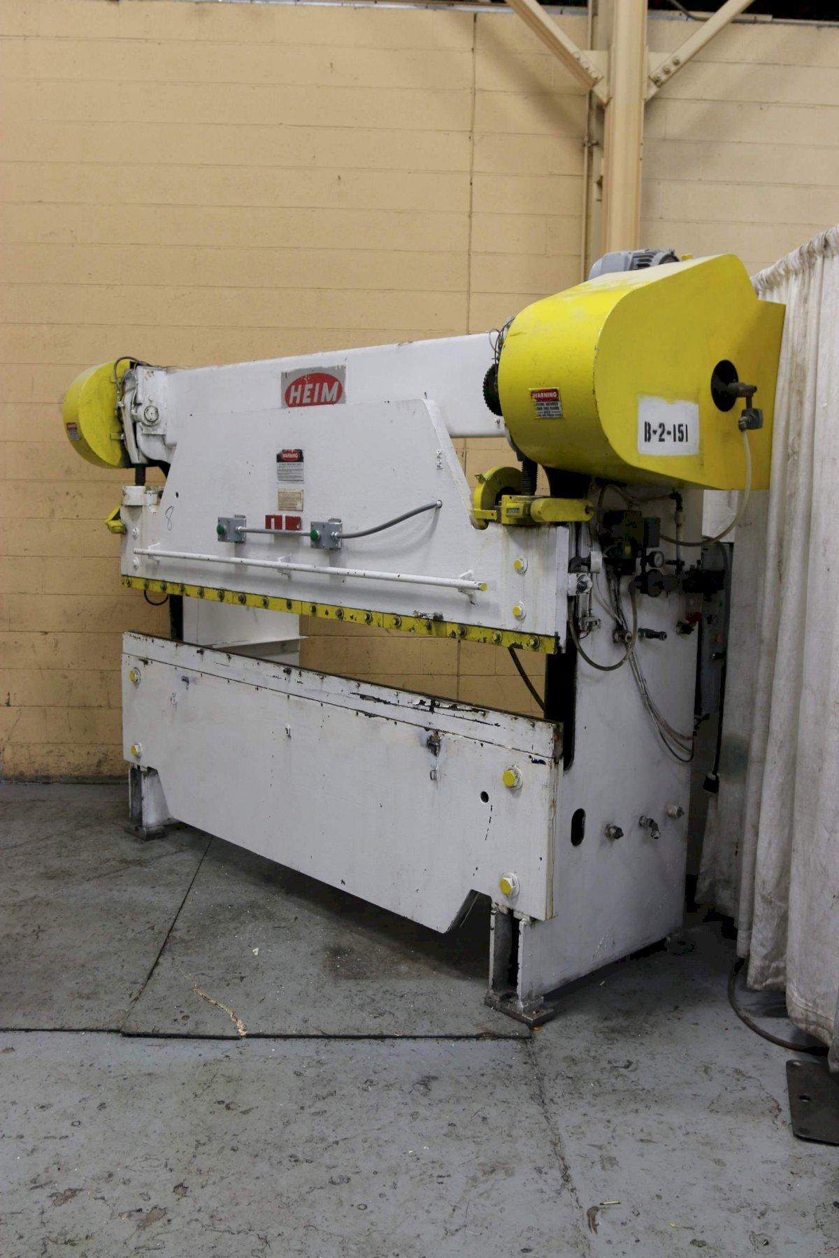 45 TON X 8' HEIM PRESS BRAKE: STOCK #68981
