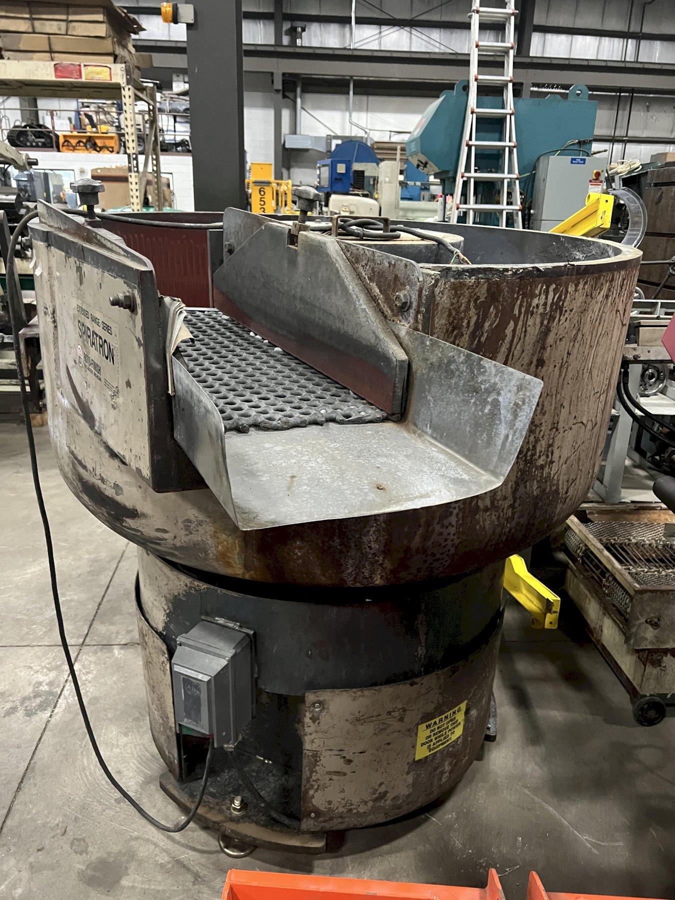 ROTO FINISH SPIRATRON VIBRATORY BOWL, MODEL GEMINI 1000, 10 CUBIC FEET