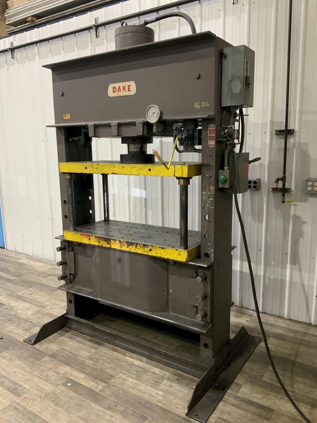 175 TON DAKE MODEL 908-175 HYDRAULIC H FRAME PRESS: STOCK #80885