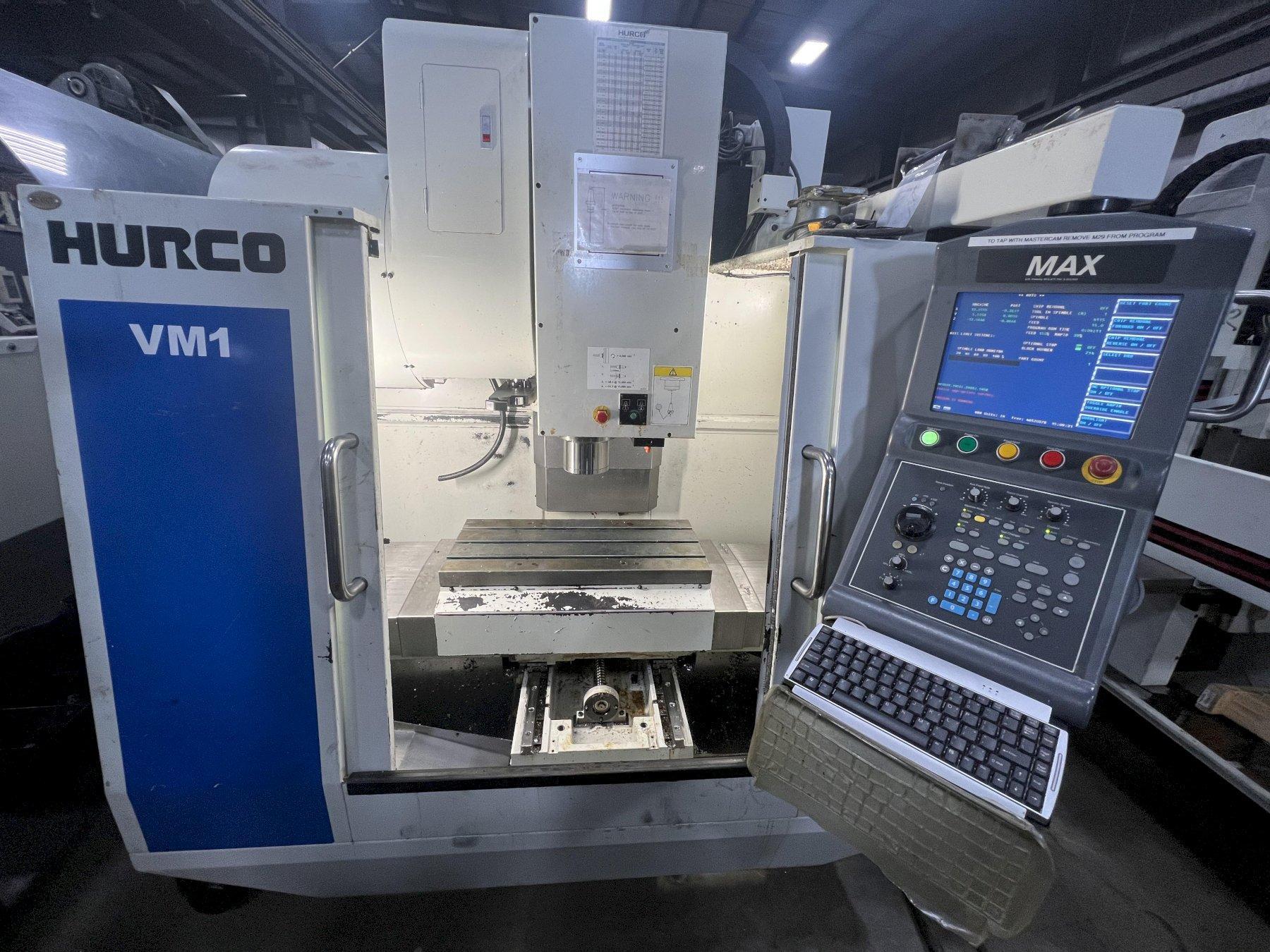 HURCO VM1 VERTICAL MACHINING CENTER, 26" x 14" x 18" TRAVELS, ULTIMAX CONTROL, 16 ATC, 2006