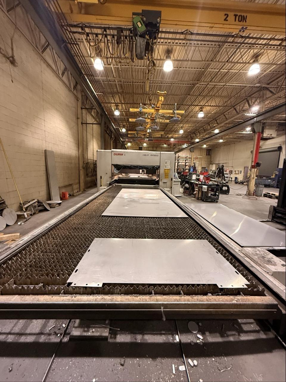 6000 Watt Durma 6020 HD-F Fiber Laser, 2015 – 6.5′ x 20′ Table