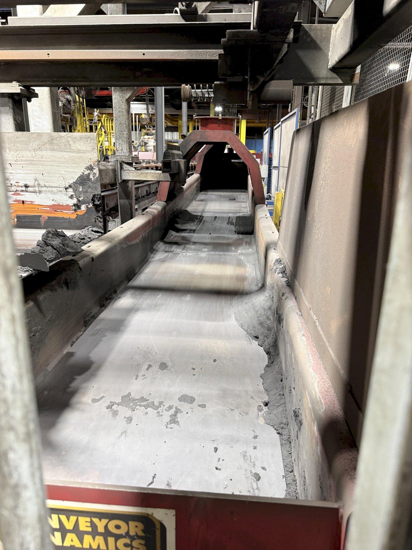 2023 Conveyor dynamics model 36x55.5-c 36" x 55' heated oscillating conveyor s/n CDC-2844 with drive, hood