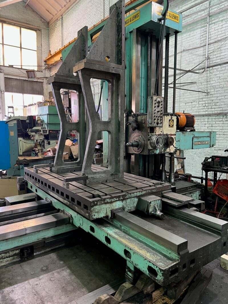4" Giddings & Lewis 65-E4-T Table Type Horizontal Boring Mill