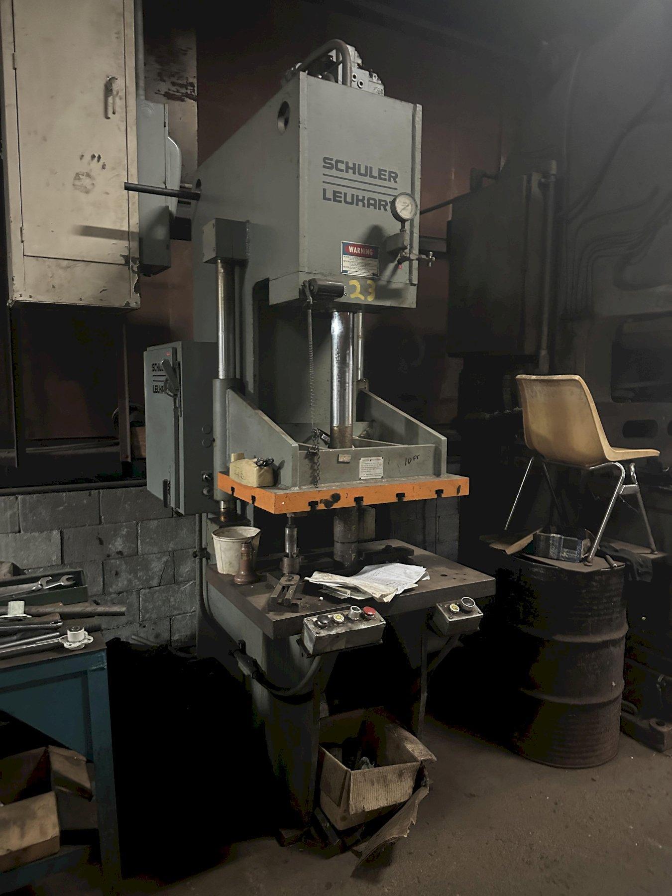 50 TON SCHULER HYDRAULIC C-FRAME PRESS: YOBRO #26435
