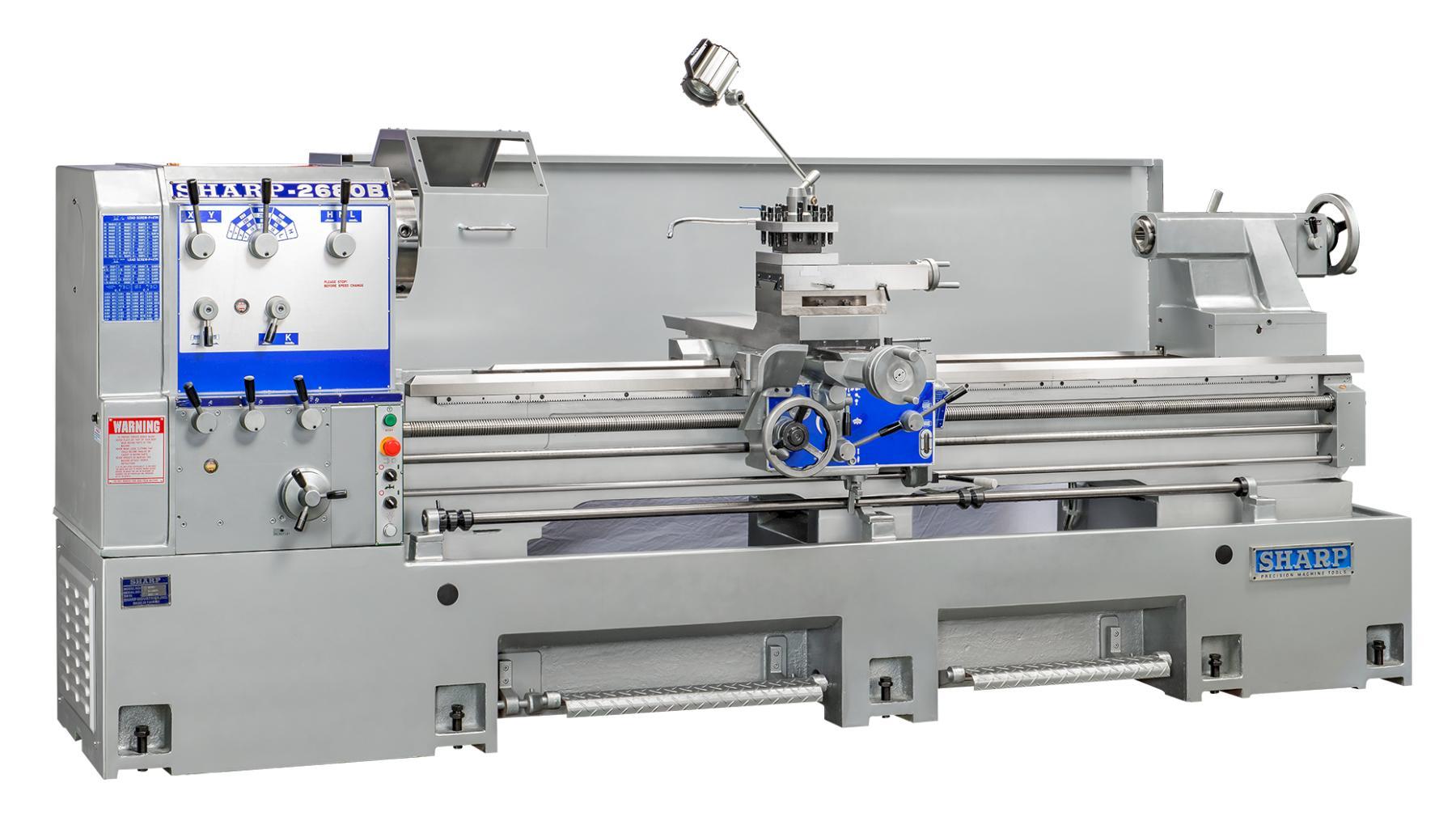 1 - NEW SHARP PRECISION LATHE, MODEL #: 2680B