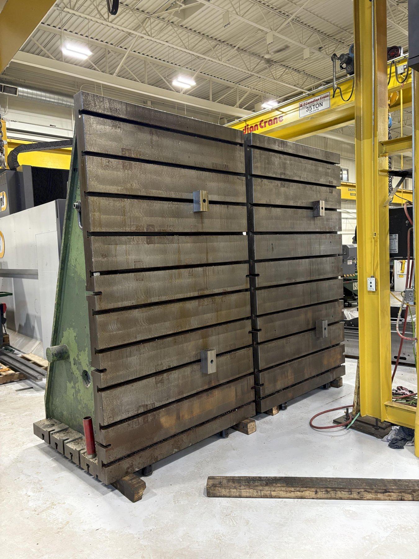 8' H x 5' W x 4' D SET OF 2 T SLOTTED ANGLE PLATES : YOBRO #25694
