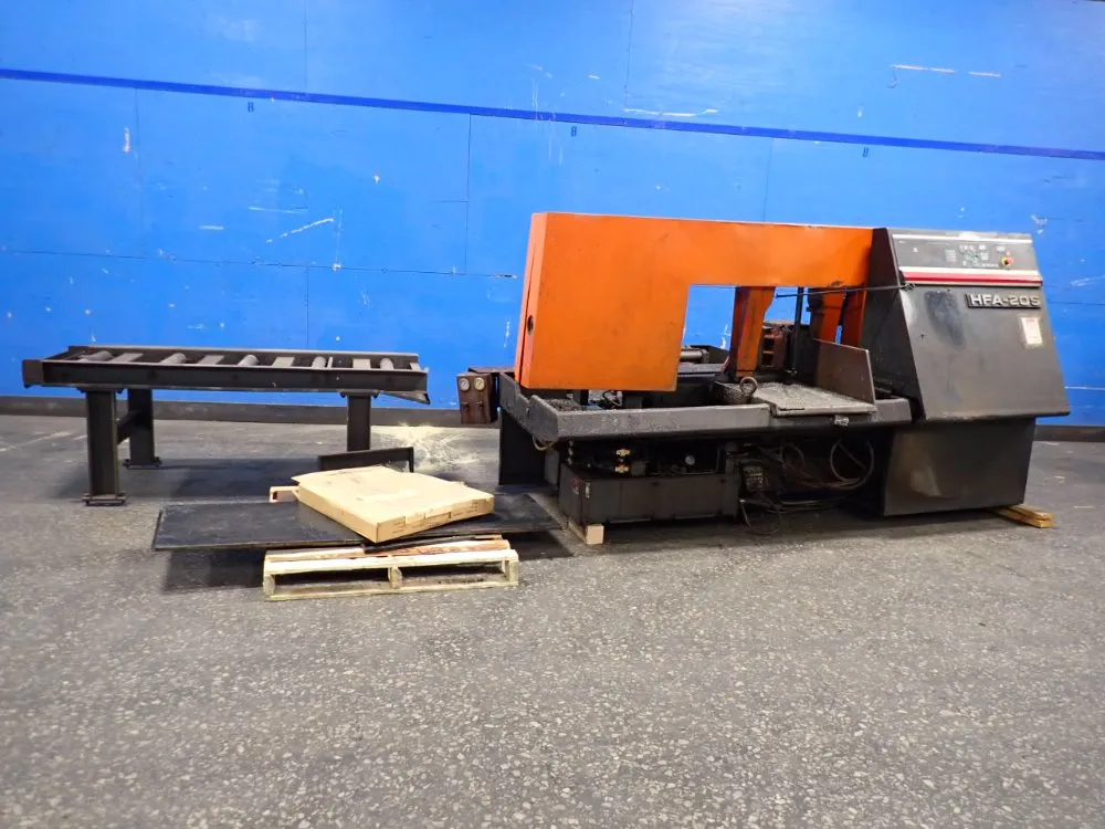 AMADA 20" X 20" HORIZONTAL BAND SAW  -  HFA-20S