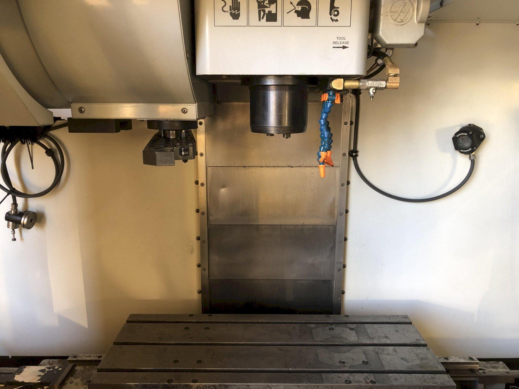 Haas VF-2D Vertical Machining Center 2007 With Rigid Tap, Remote Hand Jog, P-Cool, 4th Axis & 5th Axis Drives, 10,000 RPM Spindle, Chip Auger