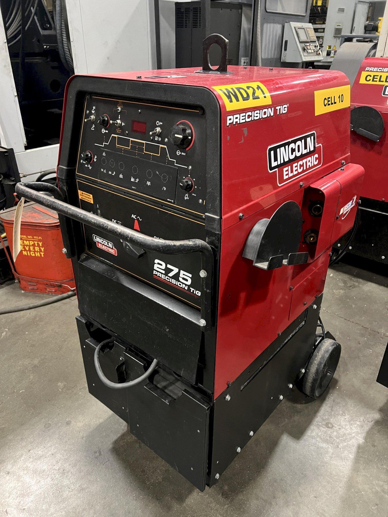 LINCOLN ELECTRIC TIG WELDER, MODEL PRECISION 275, 2018