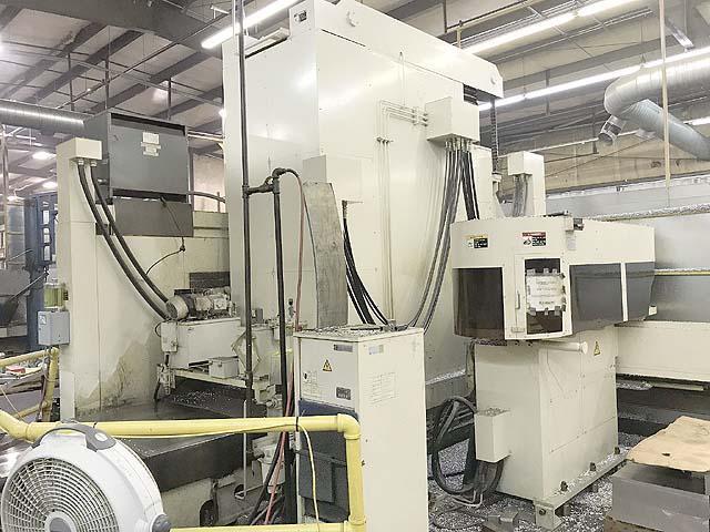 SNK FSP-120V 5-Axis Profiler, Fanuc 16M CNC, 125" x 48" Table, X=120",Y=50", Z=24", A&B Tilt Swivel Spindle, 50-Taper, 10000 RPM, 24 Station Tool Changer, 1999.