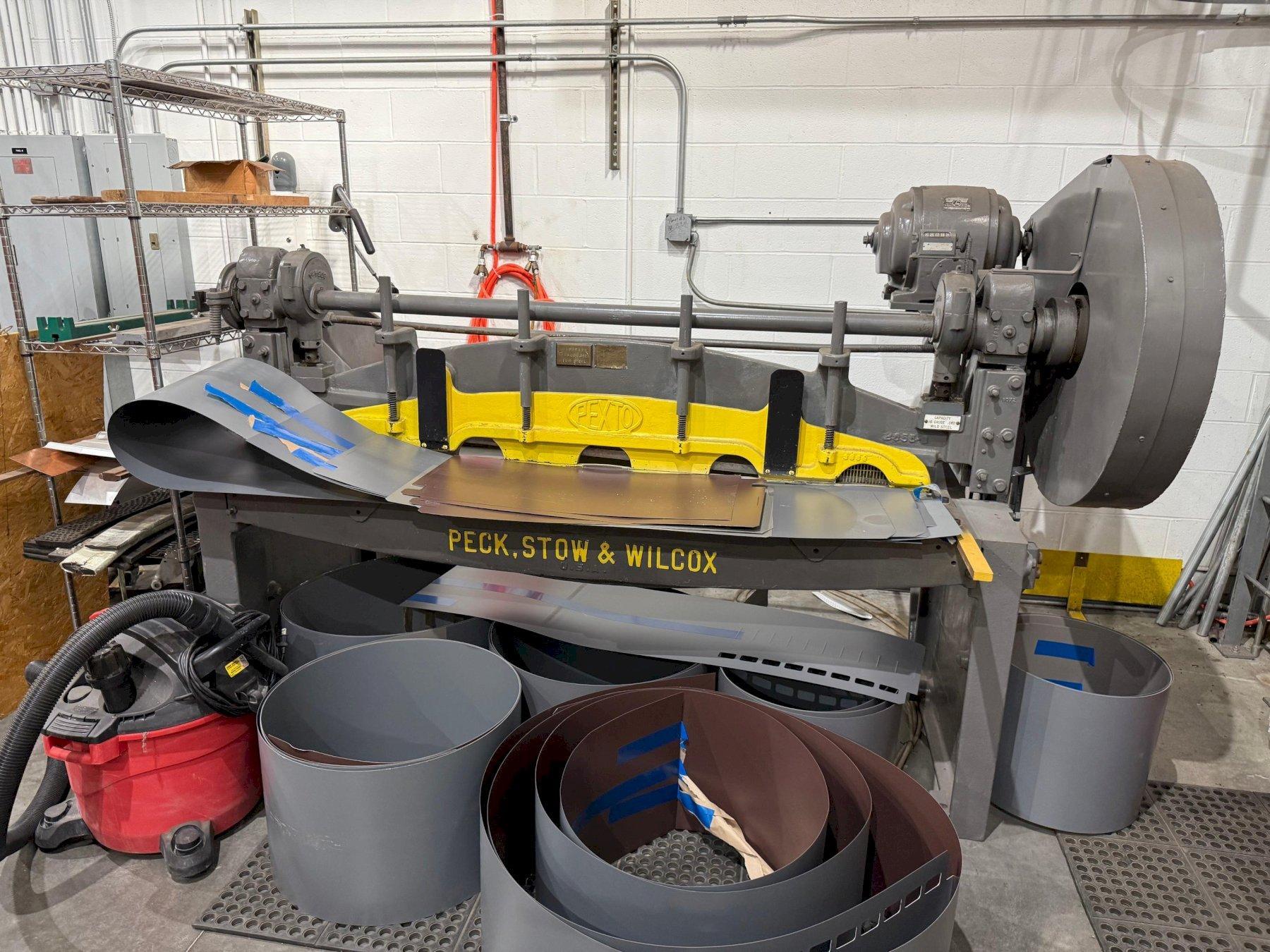 6' X 16 GA. PEXTO MODEL #G1720 MECHANICAL POWER SHEAR : YOBRO 26311
