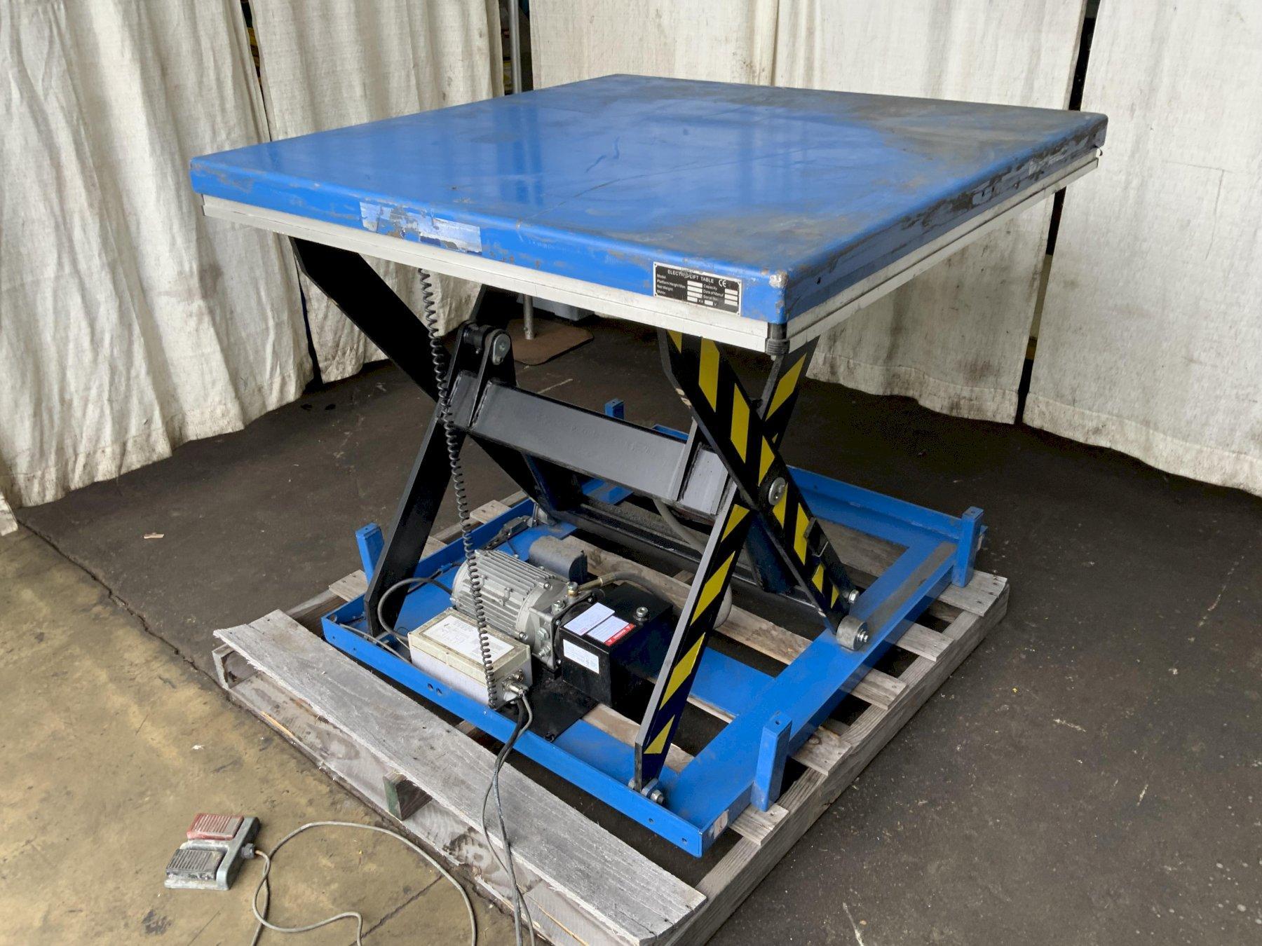 3300 LB GLOBAL INDUSTRIAL HYDRAULIC SCISSOR LIFT TABLE: STOCK #81180