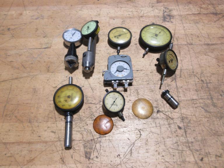 Dial Travel Indicators, Federal, Geneva, Hardinge, Assorted- Auction Item
