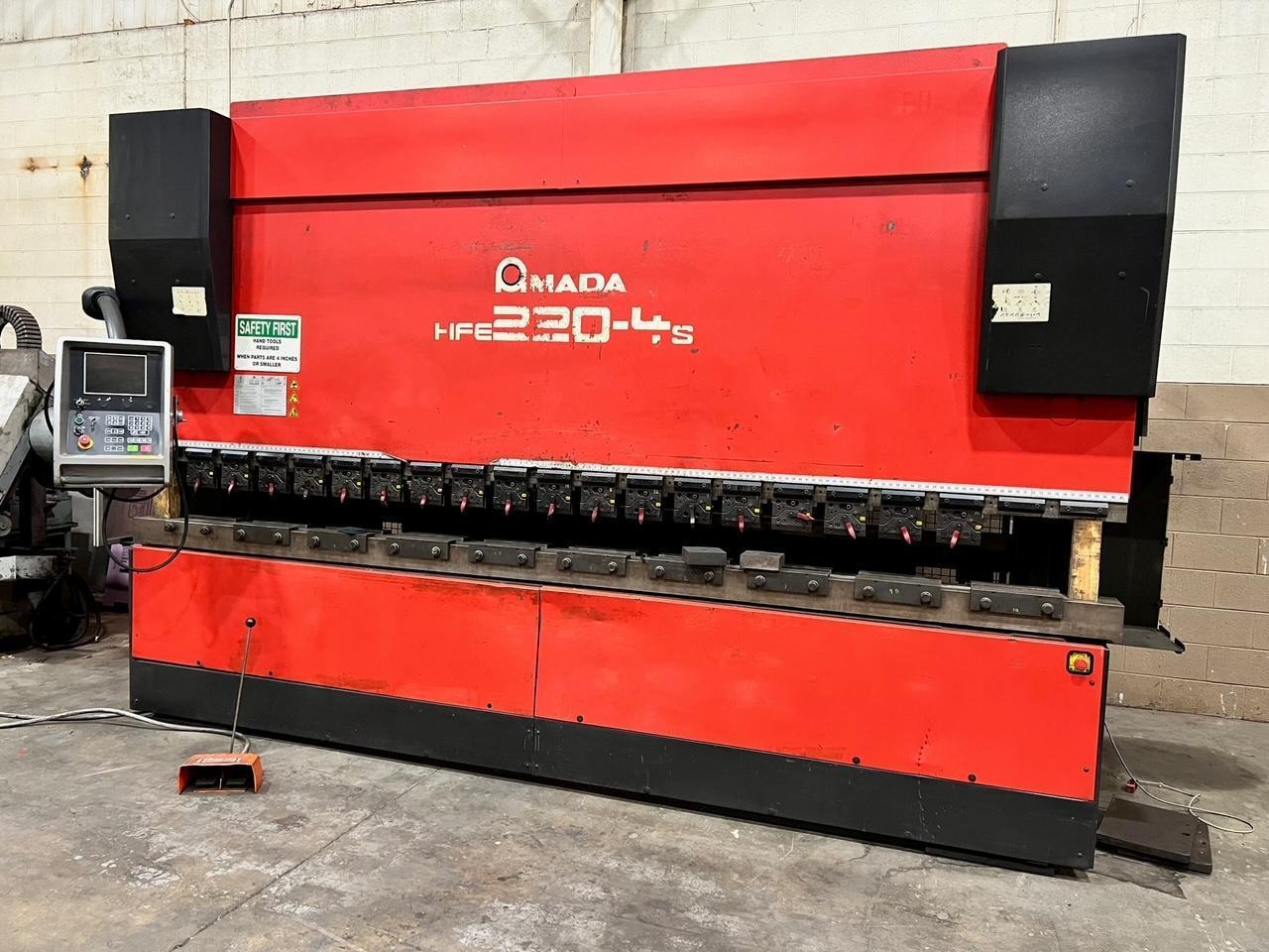 Amada HFE 220-4S Used CNC 242 Ton 14' Press Brake For Sale - 2003