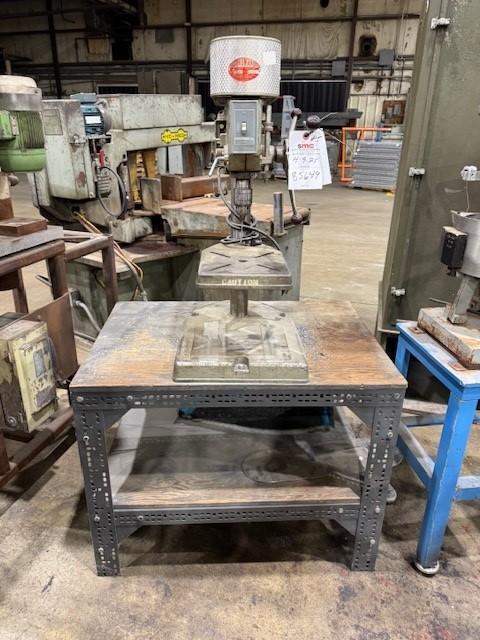 1 - PREOWNED SPRUNGER DRILL PRESS, MODEL #: NDP15, S/N: B82687
