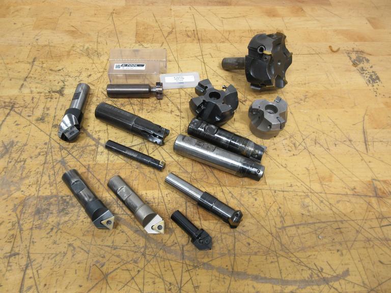 Inserted Milling Cutters, Assorted Types and Brands, Chamfering, Shell Mill, Slotting- Auction Item