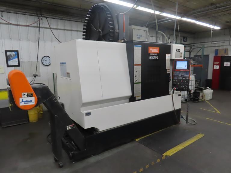 Mazak VNC 510C-II CNC Vertical Machining Center, Mazatrol Matrix CNC Control, Rotary Table, 4th Axis Drive, 12K RPM, 48 ATC, Probing and MORE!- Auction Item