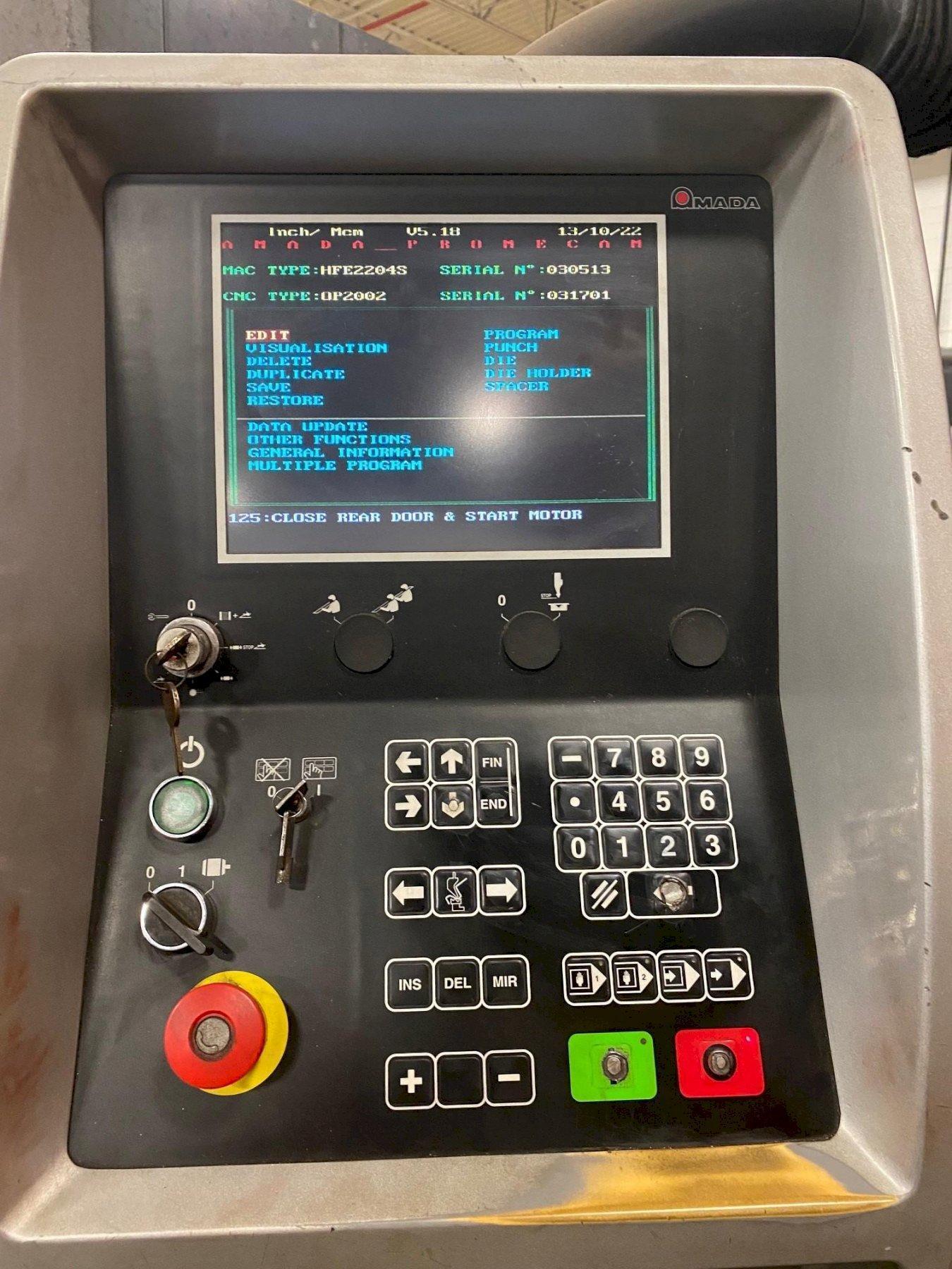 USED AMADA 242 TON X 14' 7-AXIS CNC PRESS BRAKE, Stock# 10989, Year: 2003