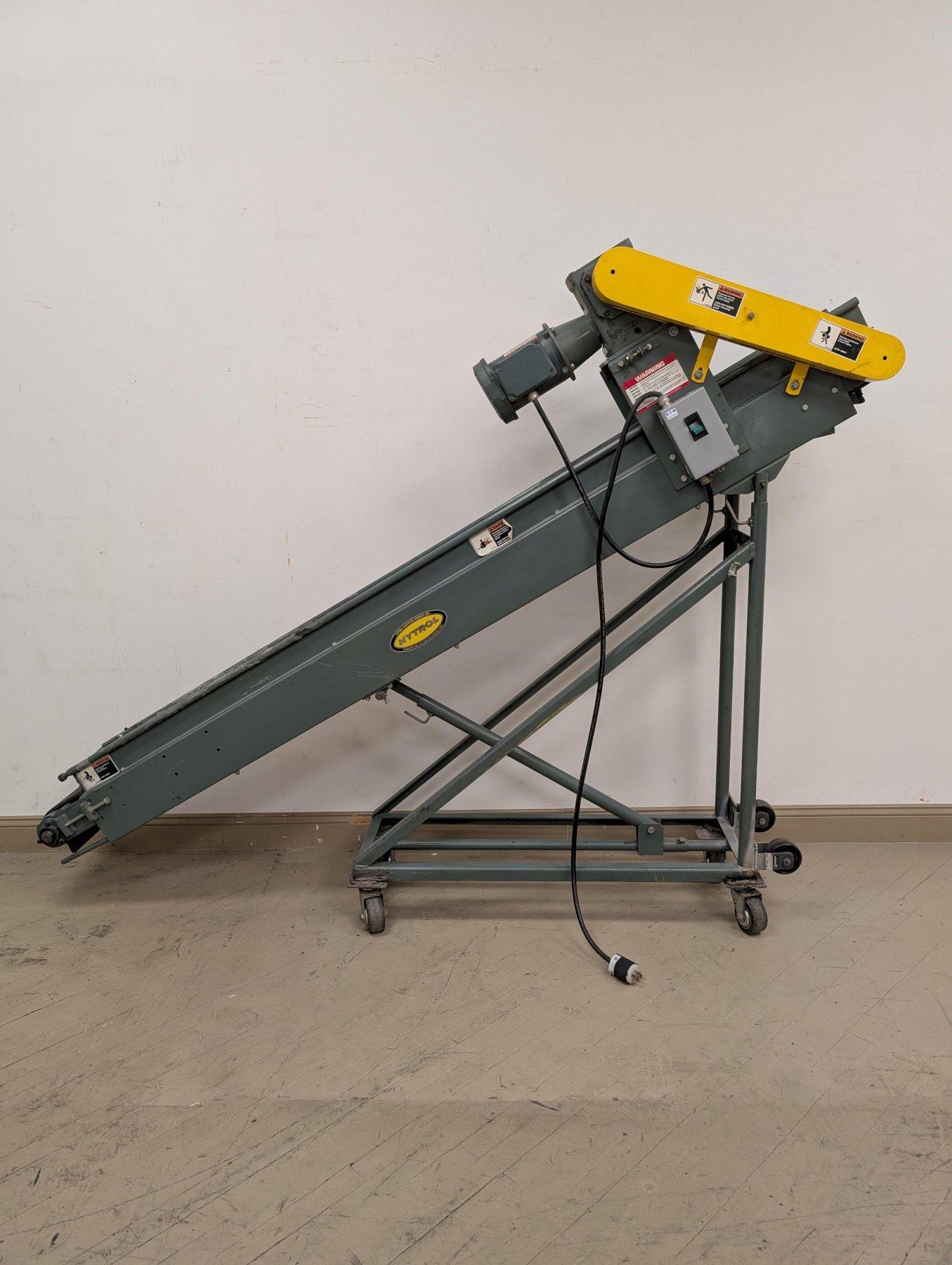 Hytrol 9ft Incline Belt Conveyor – 8