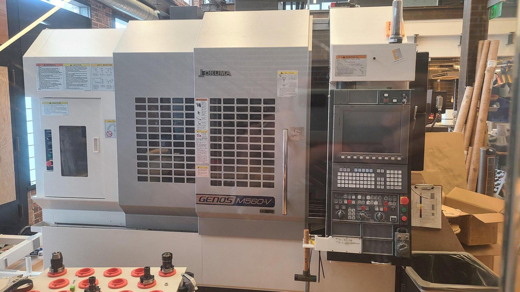 Okuma Genos M560V CNC Vertical Machining Center For Sale 2018