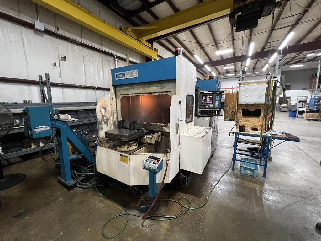 TOYODA FH-50, NEW 1999, FANUC 15M (NEW 2019), 19.7" PALLETS, 5000 RPM, 28 X 22 X 22 TRAVELS, 50 TAPER