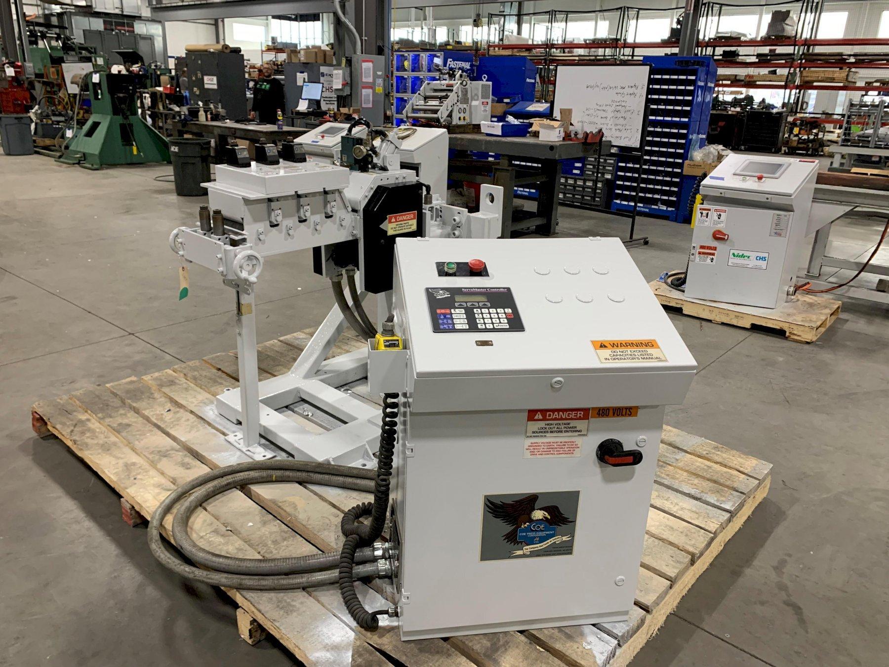 Coe Press Servo Roll Feed Straightener Combination Press Feed 06" Wide