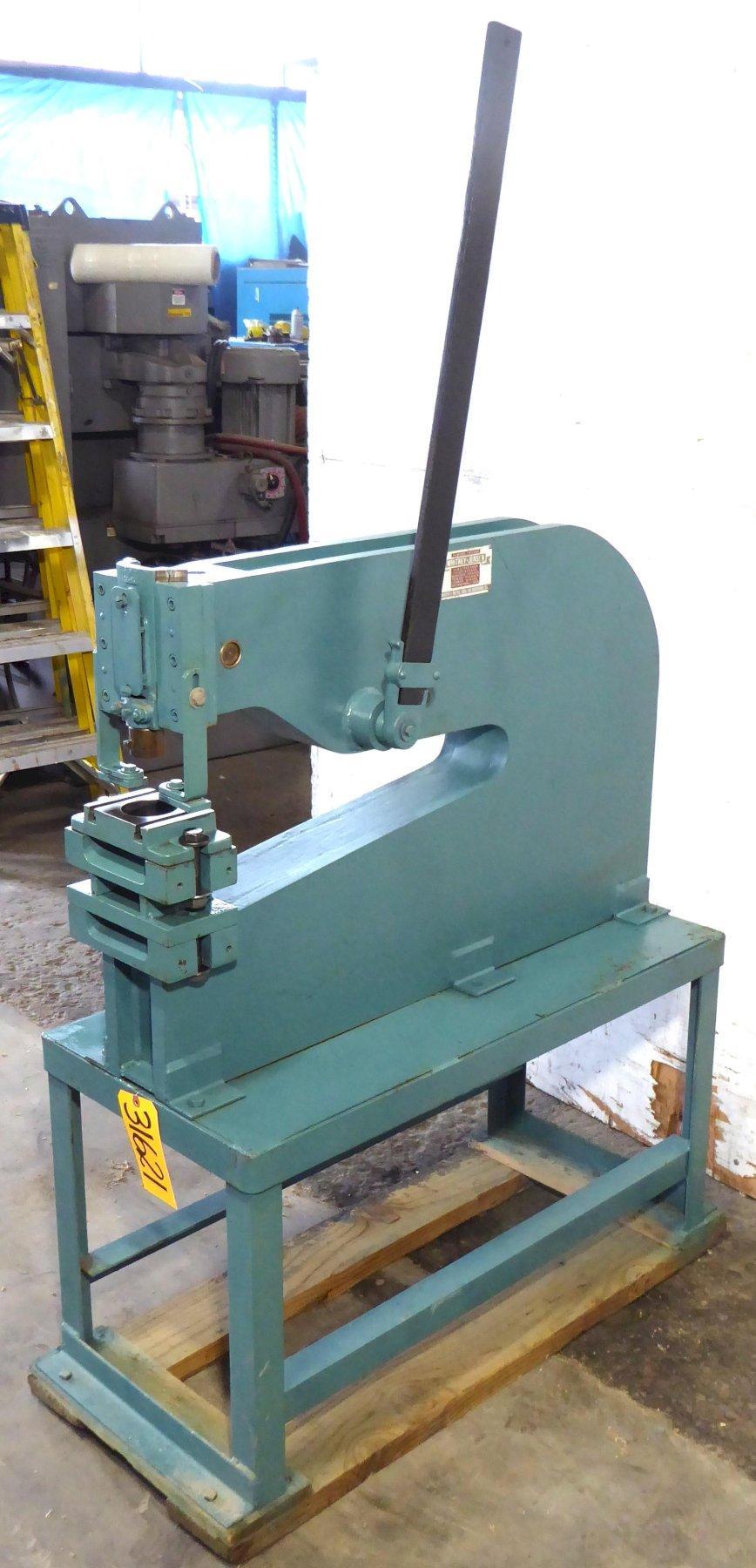 8 Ton Whitney-Jensen Lever Press/Punch , No. 34, 24" Throat