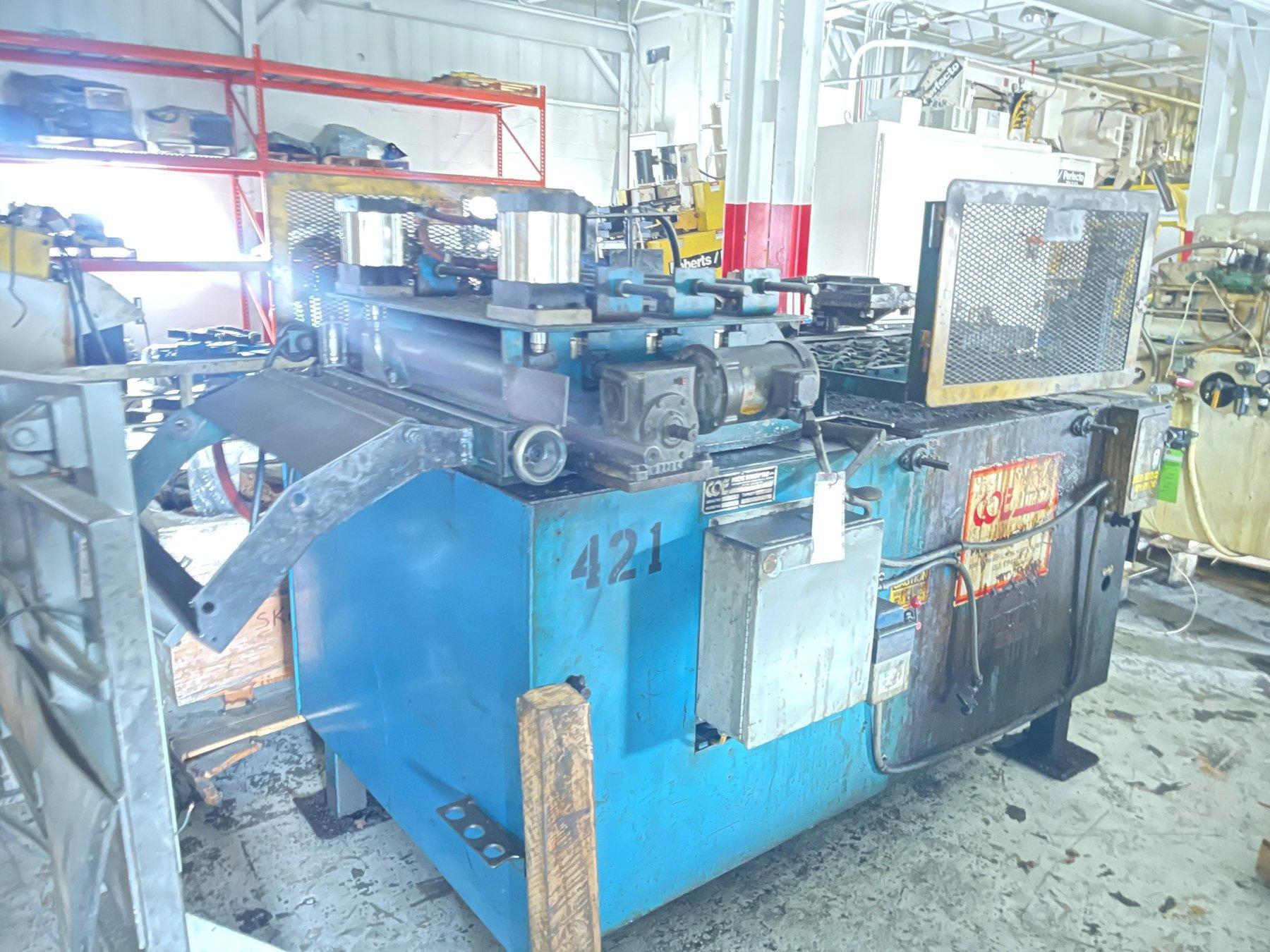 24" Coe Air Feed and Straightener CF500, Cabinet Mounted - Coil Feed Equipment