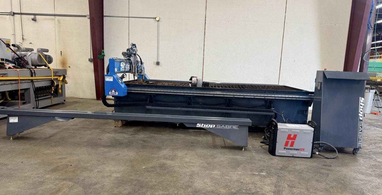 ShopSabre ShopMaster PRO 10 CNC Plasma Cutter, 2024 – 5′ x 10′ Table, Hypertherm Powermax125
