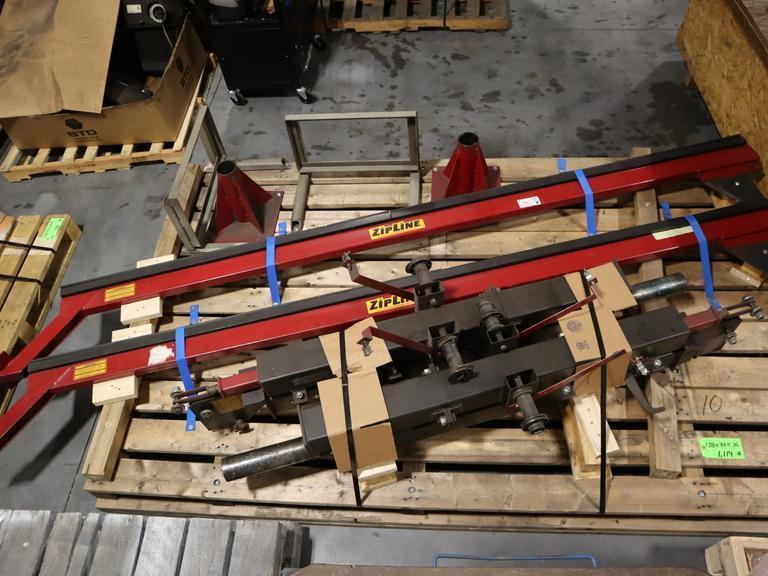 12' Zipline Welding Booms (2) - Auction Item