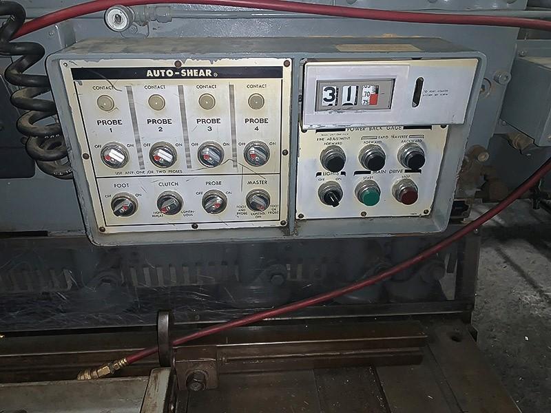6' x 3/16" Cincinnati Mechanical Shear, Model 1406-R