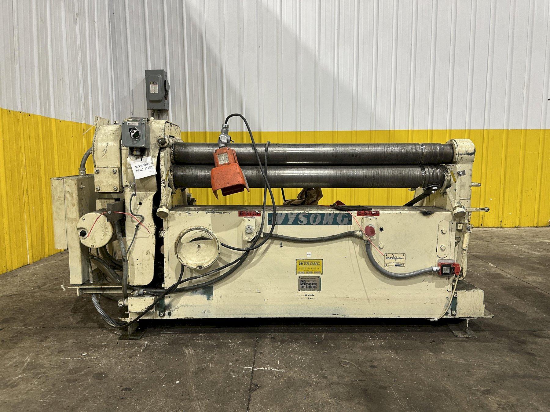 48" X 12 GAUGE WYSONG MODEL #B-48 PLATE BENDING ROLL : STOCK #26287