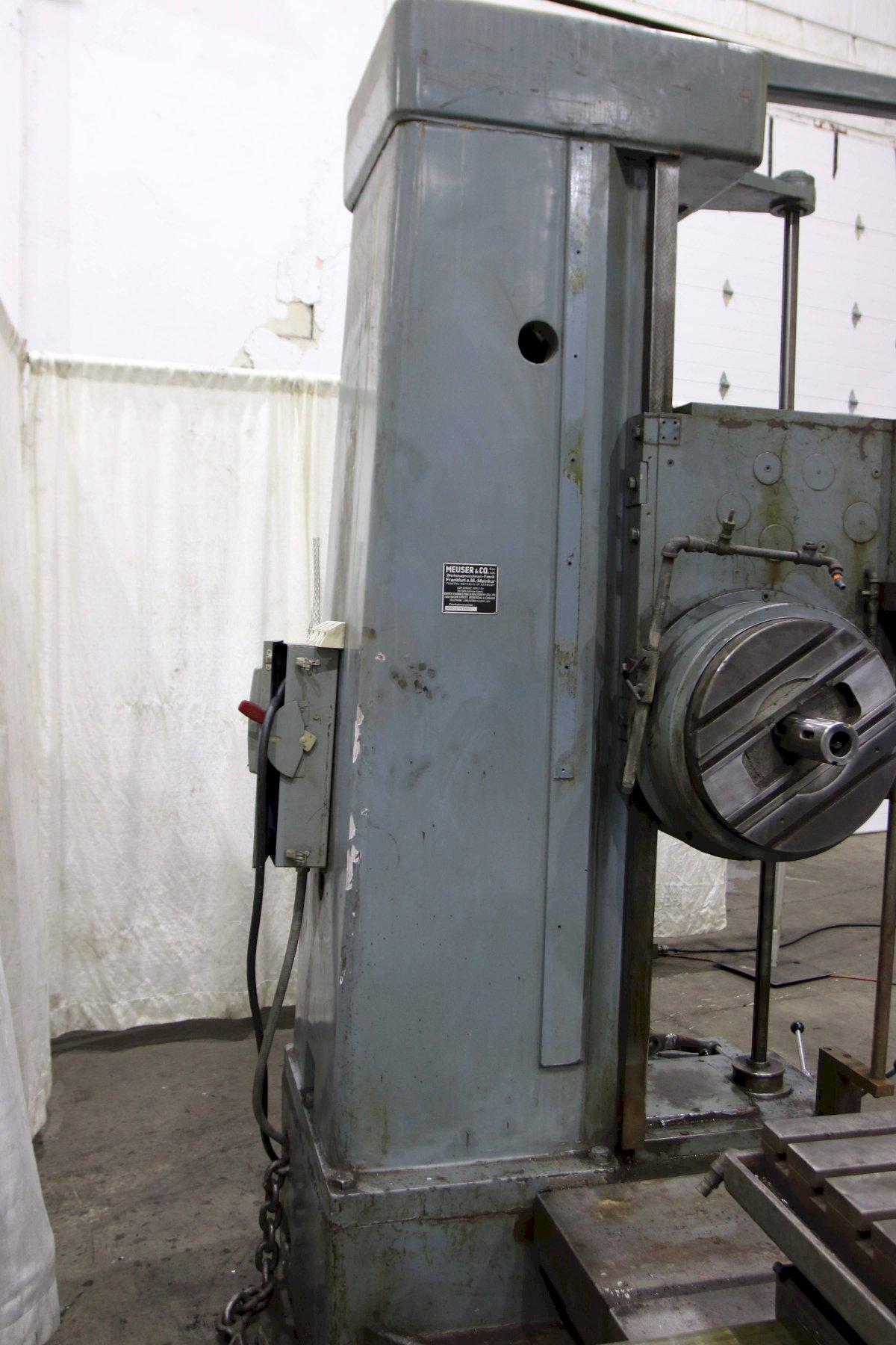 3-1/2" SHIBAURA MODEL #BFT9 HORIZONTAL TABLE TYPE BORING MILL: STOCK #53154