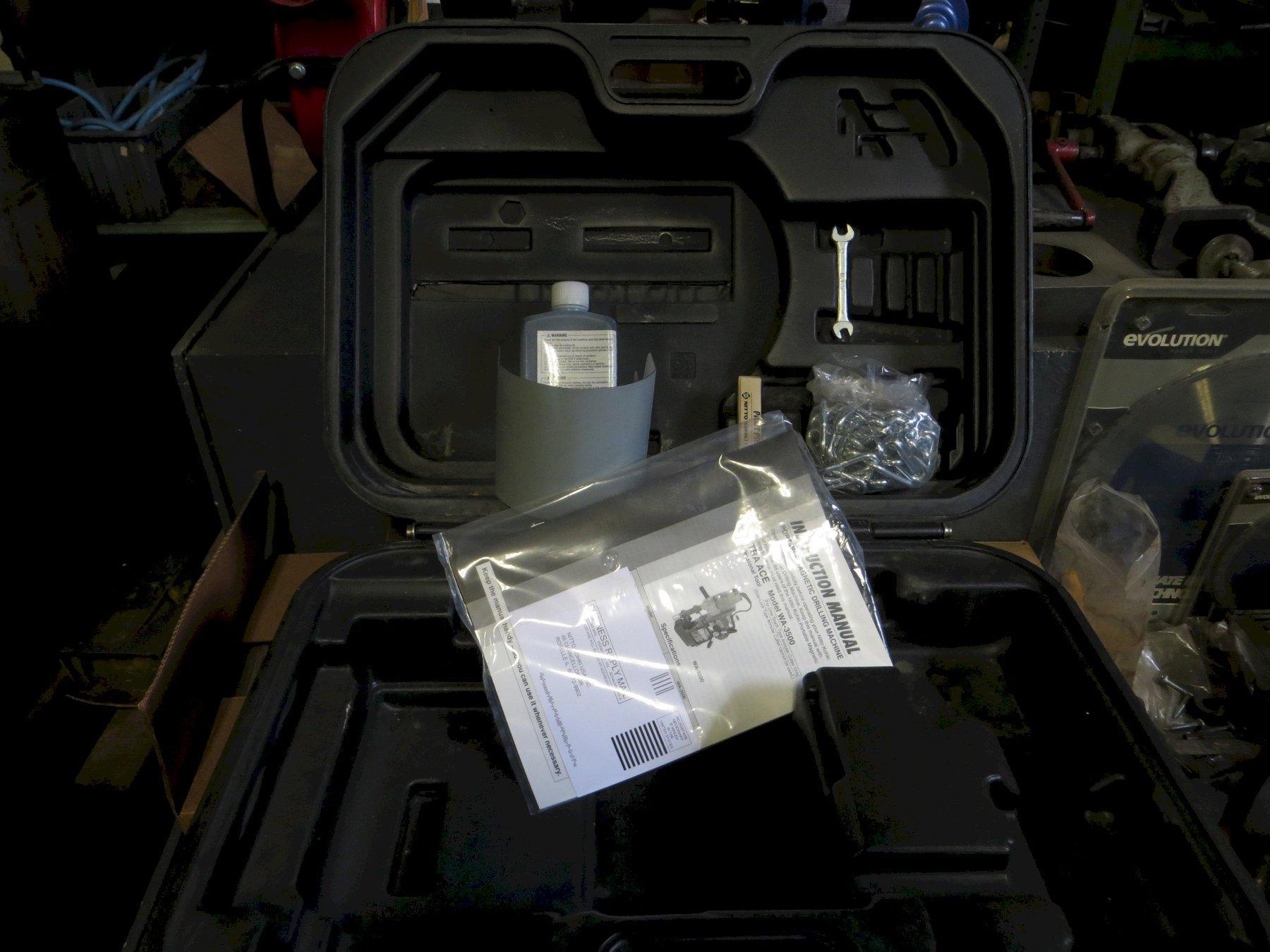 New NITTO KOHKI Portable Magnetic Base Drilling Machine, Model WA-3500