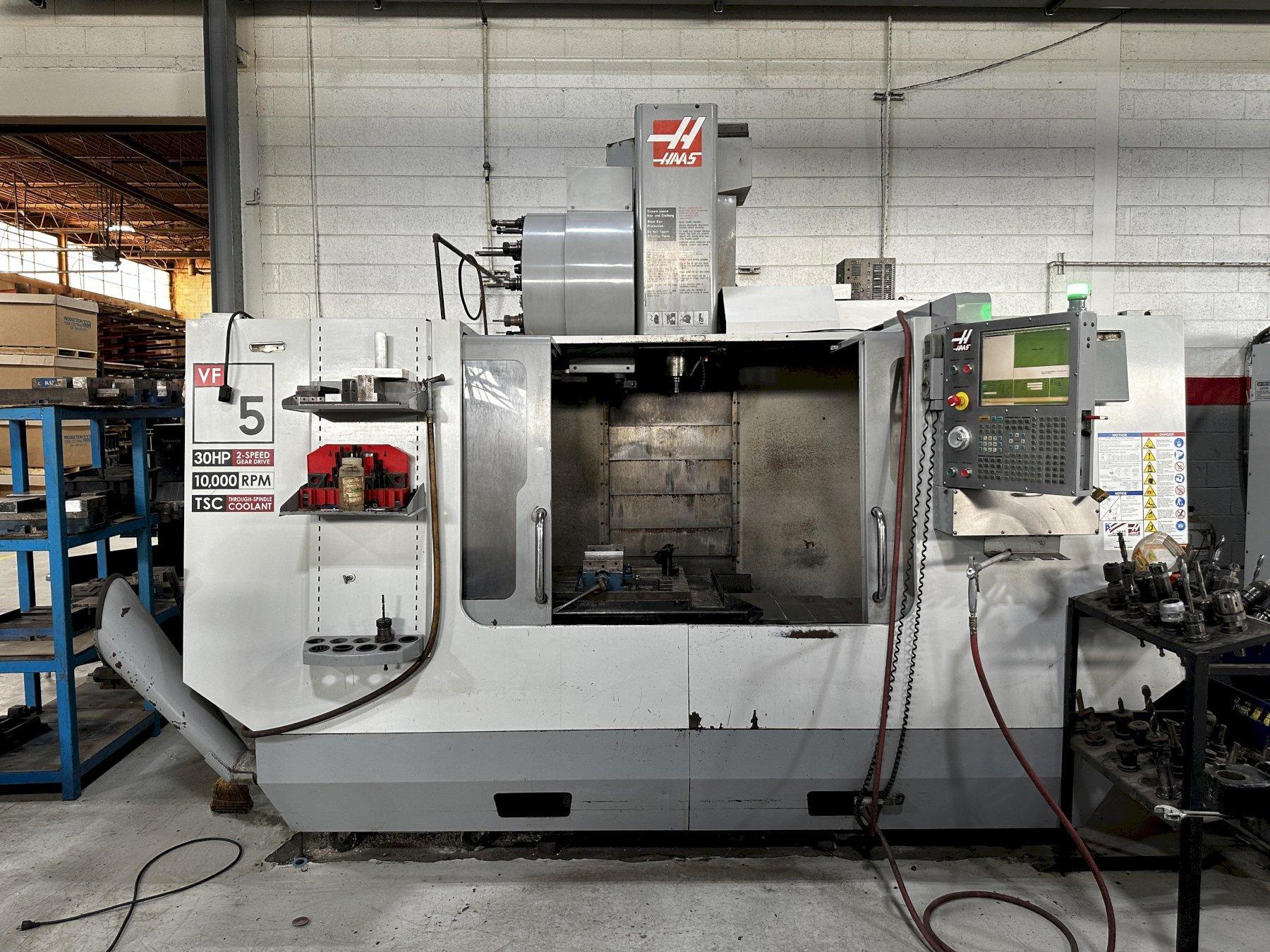 Haas VF-5B/40 CNC Vertical Machining Center For Sale - 2009